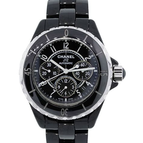 chanel j12 chronograph black|Chanel j12 watch price list.